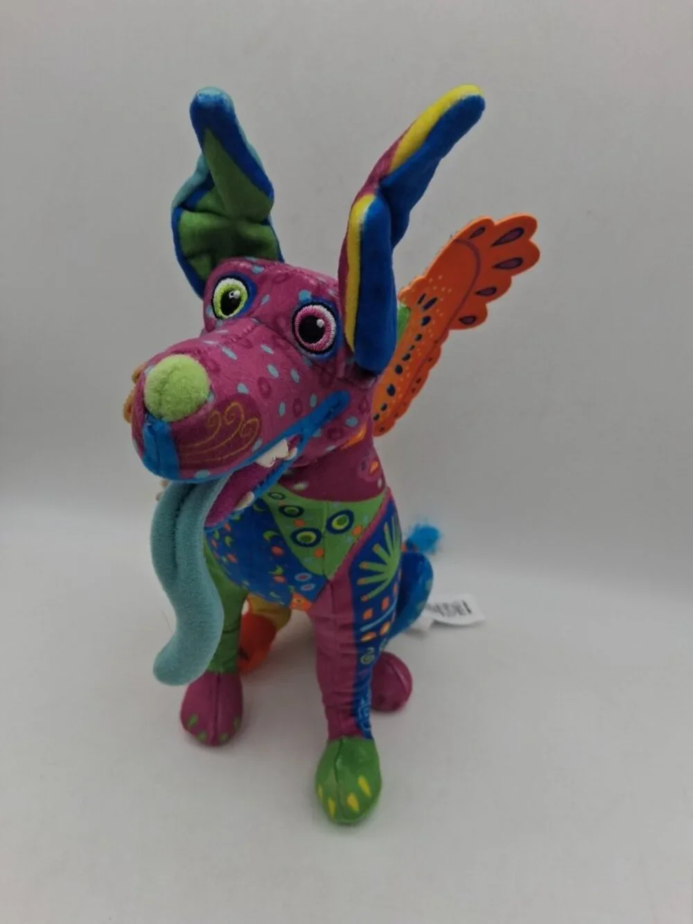 Disney Store Pixar Coco Dante Dog Alebrije Rainbow Plush Spirit Day Of The Dead - Picture 5 of 10